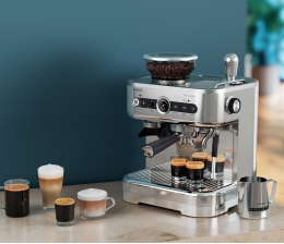 Haushaltsgeräte Barista Brew: Halbautomatische Siebträgermaschine von Philips für Espresso, Lungo und Co. - News, Bild 1