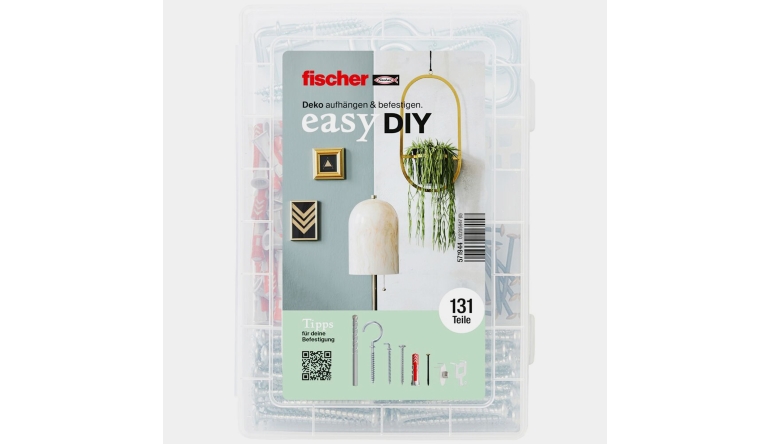 Produktvorstellung Für Deko, Lampen, Blumen und Co.: EasyDIY Box von Fischer für den Haushalt - News, Bild 1