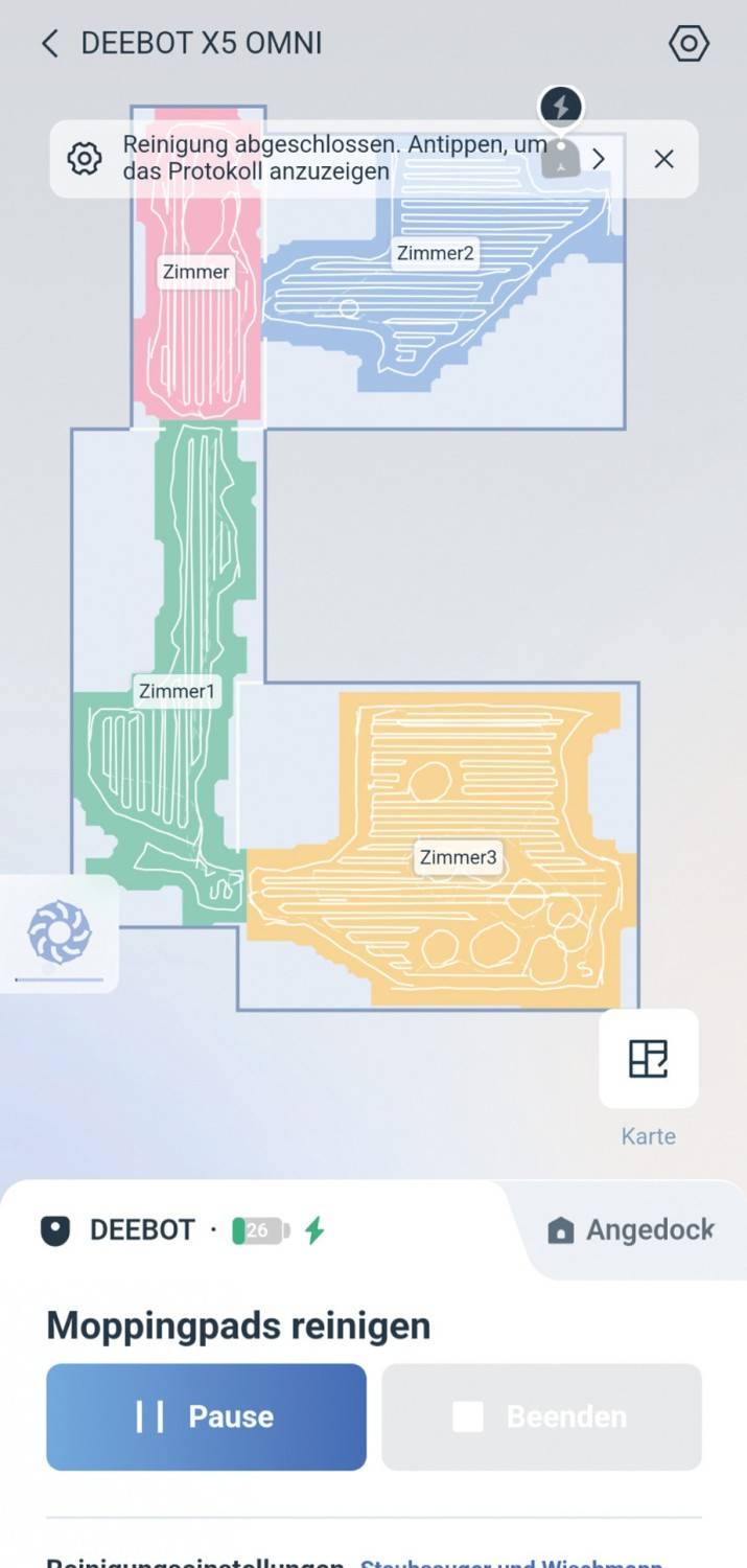 Wisch- und Saugroboter Ecovacs Deebot X5 Omni im Test, Bild 5