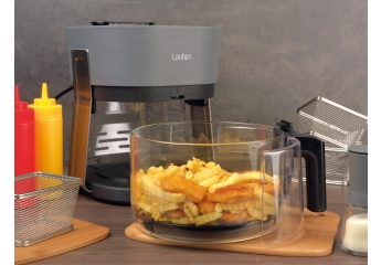 Fritteuse Lauben Glass&Steam Air Fryer 4500BG im Test, Bild 1